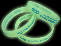 Glow in the Dark Silicone Bracelets